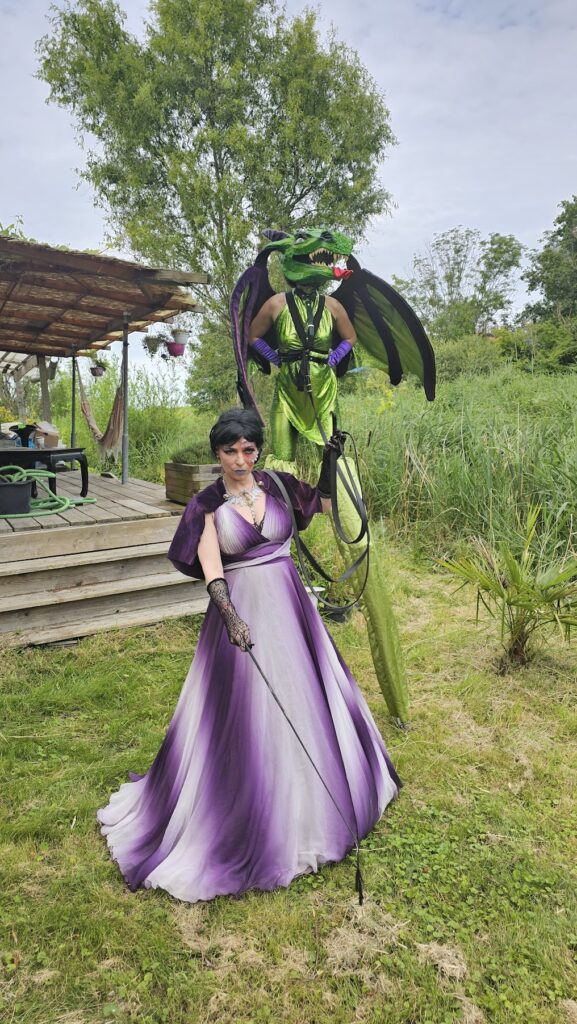 Dragon and lady georgies wundergarten @ ruigoord 2024