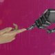 Mens en AI werken samen aan WordPress-ondersteuning