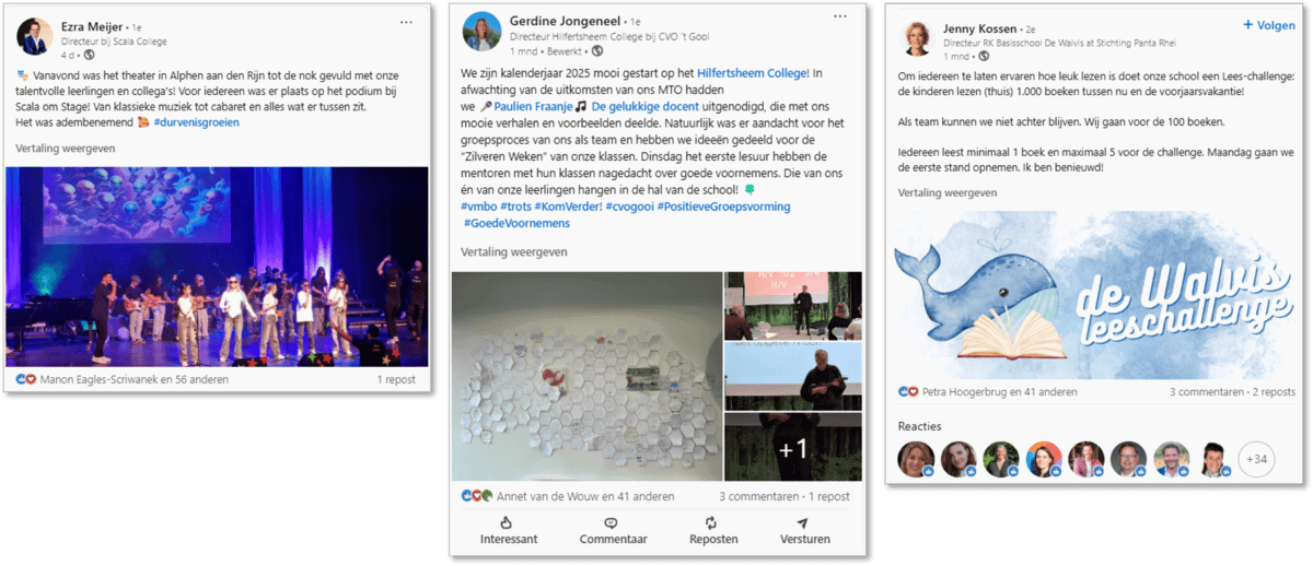 LinkedIn en het Onderwijs - vb directie_Trudy Pannekeet Draagvlak