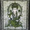Prachtige gezeefdrukte strandkleden uit India. Past ook op een 2-persoons bed, bank of aan de muur. Honderd procent katoen.