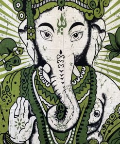Prachtige gezeefdrukte strandkleden uit India. Past ook op een 2-persoons bed, bank of aan de muur. Honderd procent katoen.