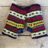 Handwarmers, vingerloze handschoenen of polswarmers. Handgebreid in Nepal en gevoerd met fleece voor super warme handen